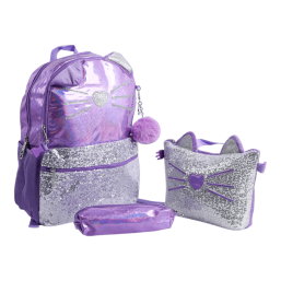 16 Inch Backpack 3 Pcs Set - Kitty